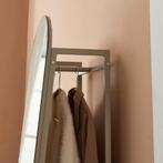 Garderobespiegel Frenraby met kledingrek 165x40x35 cm haverm, Huis en Inrichting, Verzenden, Nieuw