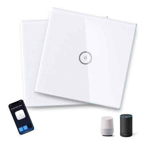 Aigostar Touch Lichtschakelaar - Lichtknop - Wifi/App - 2 st, Huis en Inrichting, Lampen | Overige, Nieuw, Verzenden