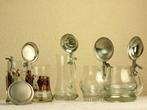 Bierpul (5) - Set van 5 bierglazen - Glas, Tin