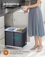 Prullenbak / afvalemmer - uitschuifbaar - inbouw kast -, Verzenden, Nieuw