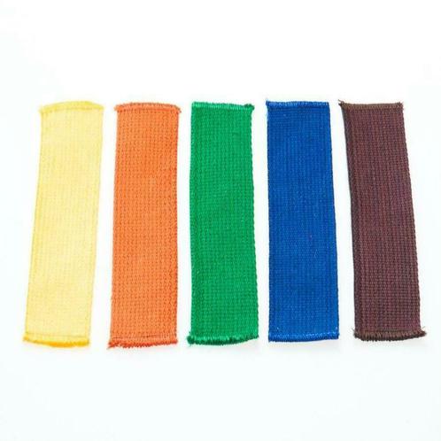Zakje met 10 afgewerkte slippen 18 cm - Diverse Kleuren, Sport en Fitness, Vechtsporten en Zelfverdediging, Nieuw