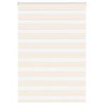 vidaXL Zebra Blind 105x150cm stofbreedte 100,9cm polyester, Verzenden, Nieuw, Beige