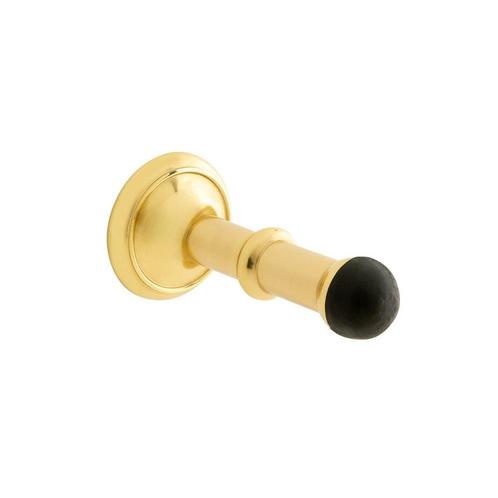 Klassieke deurstopper messing gelakt, Doe-het-zelf en Verbouw, Hang- en Sluitwerk, Overige typen, Nieuw, Koper of Messing, Ophalen of Verzenden