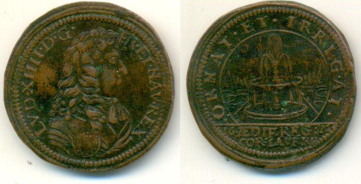 Rechenpfennig Nuernberg Stadt: Cornelius Laufer, um 1660-..., Postzegels en Munten, Penningen en Medailles, Verzenden