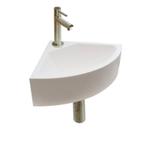 Sani Royal Solid Surface Fonteinset Corner Goud, Nieuw
