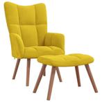 Mosterdgele Relaxstoel | Tweedekansje | OP=OP, Huis en Inrichting, Stoelen, Ophalen of Verzenden, Nieuw, Overige kleuren