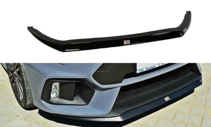 Voorspoiler Ford Focus RS Mk3 V.2 Glanzend Zwart, Auto-onderdelen, Carrosserie en Plaatwerk, Ophalen of Verzenden
