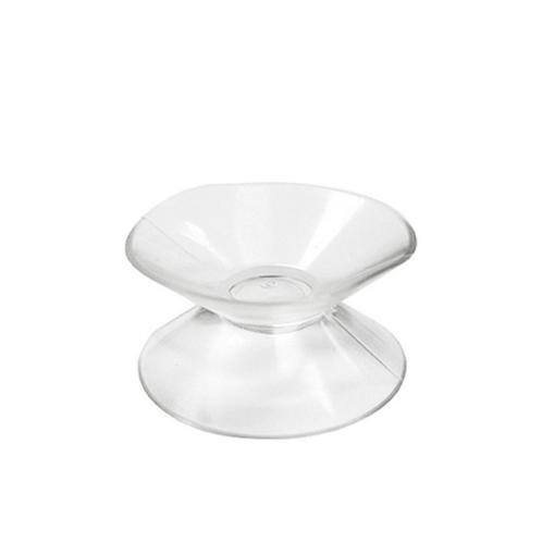 Dubbele zuignap - 31mm - Transparant, Doe-het-zelf en Verbouw, IJzerwaren en Bevestigingsmiddelen, Overige typen, Nieuw, Ophalen of Verzenden