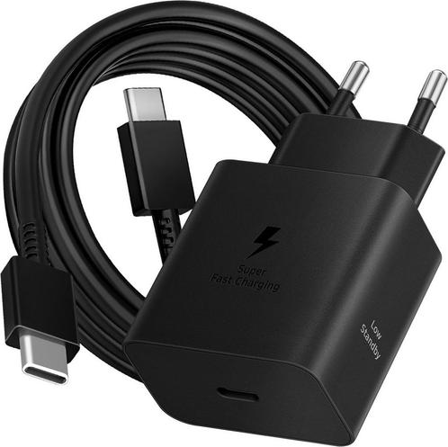 Samsung USB-C Adapter 45W met USB-C Kabel 1.8m - EP-T4511..., Telecommunicatie, Mobiele telefoons | Telefoon-opladers, Nieuw, Verzenden