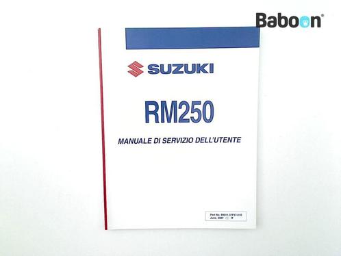 Instructie Boek Suzuki RM 250 2001-2008 (RM250) Manuale Di, Motoren, Onderdelen | Suzuki, Gebruikt, Verzenden
