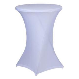 Tafelhoes bistro | Alpina | Ø 90 cm (Spandex, Wit), Tuin en Terras, Tuinmeubel-accessoires, Nieuw, Verzenden