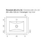 Badkamermeubel Boss & Wessing Pepper Acryl Wastafel Zonder, Ophalen of Verzenden, Nieuw