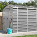 vidaXL Tuinschuur 191x725x198 cm gegalvaniseerd staal, Tuin en Terras, Tuinhuizen, Verzenden, Nieuw