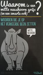 Waarom is een witte neushoorn grijs (en een zwarte ook)?, Boeken, Verzenden, Zo goed als nieuw, Heidi Aalbrecht