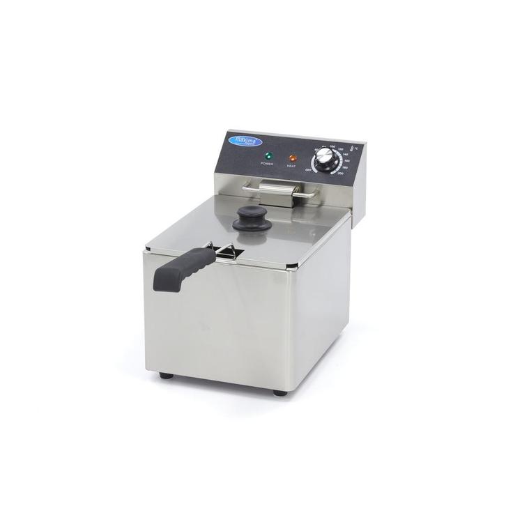 Frituurpan - 8 L - 1 Mand - tot 1,4 Kg Frites, Witgoed en Apparatuur, Frituurpannen, Nieuw, 4 liter of meer, Verzenden