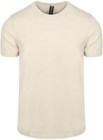 Profuomo T-Shirt Ecru Melange maat XL Heren, Kleding | Heren, T-shirts, Verzenden, Nieuw, Maat 56/58 (XL), Profuomo