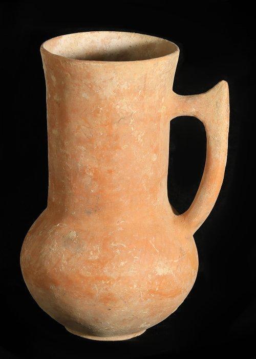 Amlash Terracotta Kan met handvat, Antiek en Kunst, Antiek | Overige Antiek