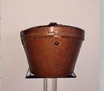 Doos (4) - Leder - Doos van varkensleer ,