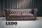 AANKOOP van alle soorten Chesterfield ook met schade, Chesterfield, Gebruikt, Leer