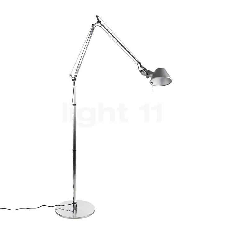 Artemide Tolomeo Terra LED, aluminium gepolijst en geanodise, Huis en Inrichting, Lampen | Vloerlampen, Nieuw, Verzenden
