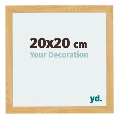 Fotolijst 20x20 cm - Grenen Decor - MDF - Mura, Huis en Inrichting, Woonaccessoires | Lijsten, Nieuw, Verzenden