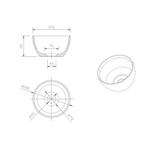 Waskom Opbouw Best Design Arezzo Solid Surface 20x11 cm, Doe-het-zelf en Verbouw, Sanitair, Ophalen of Verzenden, Nieuw