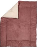 MamaLoes Velours Rib Roze 80 x 100 cm Omkeerbaar Boxkleed, Kinderen en Baby's, Boxen, Verzenden, Nieuw