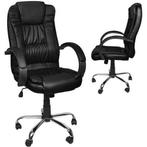 Malatec ergonomische bureaustoel gemaakt van zwart eco-leer, Huis en Inrichting, Nieuw, Ophalen of Verzenden