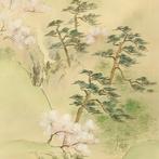 Cherry Blossom and Riverside Spring Landscape Sansui with, Antiek en Kunst