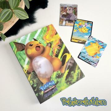 pokemon raichu verzamelmap, verzamelalbum voor 240 kaarten beschikbaar voor biedingen