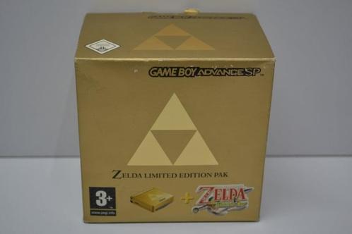 Nintendo GameBoy Advance SP - TRIFORCE Zelda Minish Cap, Spelcomputers en Games, Spelcomputers | Nintendo Game Boy, Zo goed als nieuw