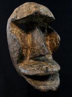 Tribaal masker - kran Initiatiemasker - Ivoorkust - 24 cm