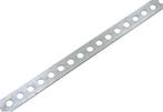 Bandijzer recht, geperforeerd, verzinkt 17 x 0.7 mm (10 m), Verzenden, Nieuw
