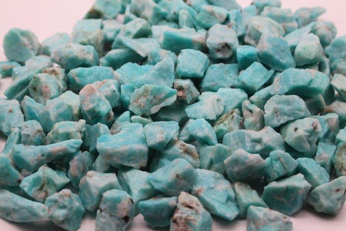 ***NO RESERVE*** Amazoniet ruwe stenen uit Peru Metafysische, Verzamelen, Mineralen en Fossielen
