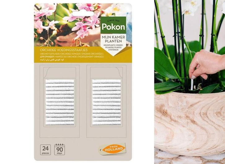 Pokon Orchidee Voedingsstaafjes - 24st - Plantenvoeding -, Tuin en Terras, Plantenvoeding, Nieuw, Verzenden