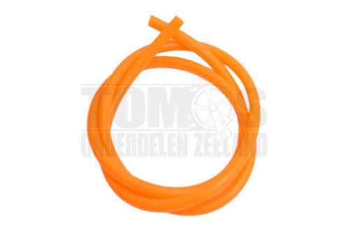 Benzineslang 5x8mm fluor oranje 1 meter universeel, Fietsen en Brommers, Brommeronderdelen | Algemeen, Nieuw, Ophalen of Verzenden