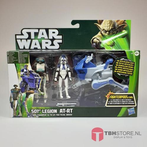 Star Wars -  501st Legion AT-RT met ARF Trooper en TX-21..., Verzamelen, Star Wars, Actiefiguurtje, Zo goed als nieuw, Verzenden