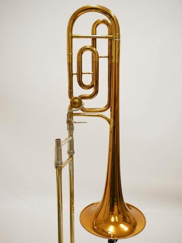 Gebruikte Trombone Bb/F King 4B model 2104F in Goudlak