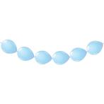 Lichtblauwe Ballonnenslinger 3m 8st, Nieuw, Verzenden