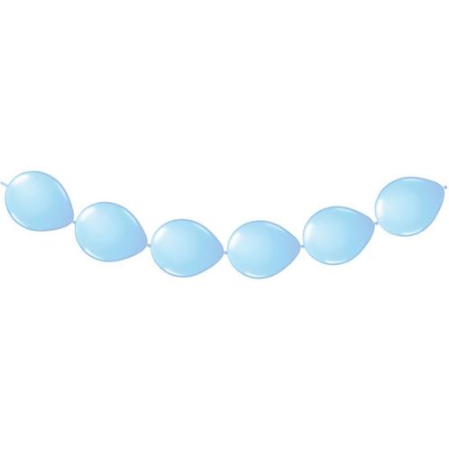 Lichtblauwe Ballonnenslinger 3m 8st, Hobby en Vrije tijd, Feestartikelen, Nieuw, Verzenden