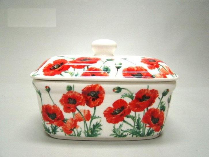 Botervloot keramiek met leuke print - Servies, Huis en Inrichting, Keuken | Servies, Kop(pen) en/of Schotel(s), Nieuw, Keramiek
