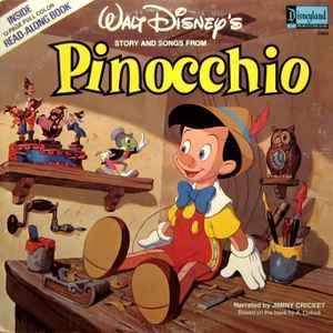 LP gebruikt - Jiminy Cricket - Walt Disneys Story Of Pin..., Cd's en Dvd's, Vinyl | Filmmuziek en Soundtracks, Zo goed als nieuw