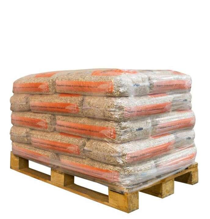 PURE POWER - Halve Pallet Houtpellets - ENplus A1 - 33, Tuin en Terras, Haardhout, Ophalen of Verzenden