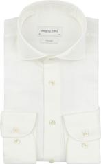 Profuomo Twill Overhemd Off White maat 42 Heren, Verzenden, Nieuw, Wit, Profuomo