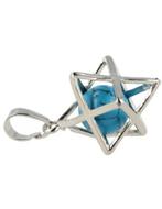 Edelstenen Hanger Howliet Merkabah (bijgekleurd), Sieraden, Tassen en Uiterlijk, Edelstenen, Verzenden, Nieuw