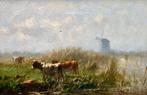 Cornelis Westerbeek (1844-1903) - Koeien in landschap, Antiek en Kunst, Kunst | Schilderijen | Klassiek