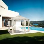 Tuinpaviljoen Siana Ø 3.5m - crème, Tuin en Terras, Partytenten, Verzenden, Nieuw