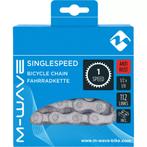 M-Wave Ketting single speed - 112 schakels - zilver - ant..., Ophalen of Verzenden, Nieuw, Algemeen, Derailleur of Ketting