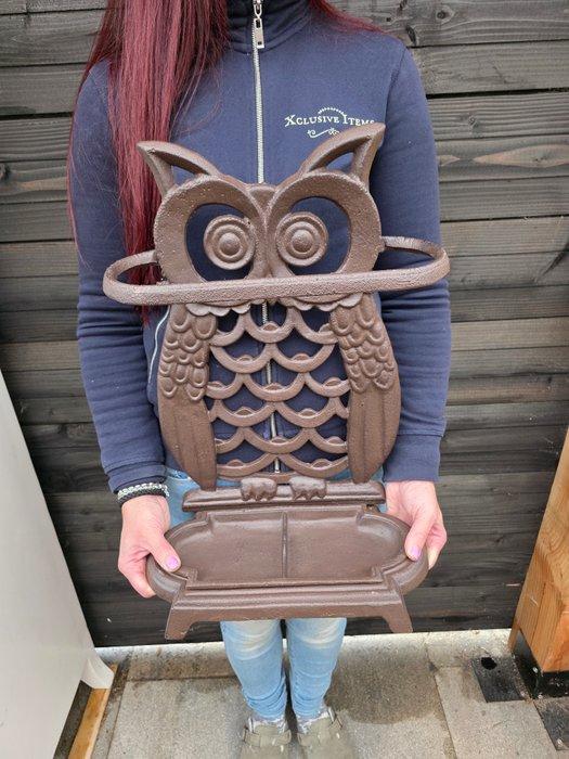 Paraplustandaard/rek - Gietijzer - uil, Antiek en Kunst, Curiosa en Brocante