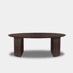 Tafel Ovaal Eikenhout  Half Rond  160x90, Huis en Inrichting, Tafels | Eettafels, Nieuw
